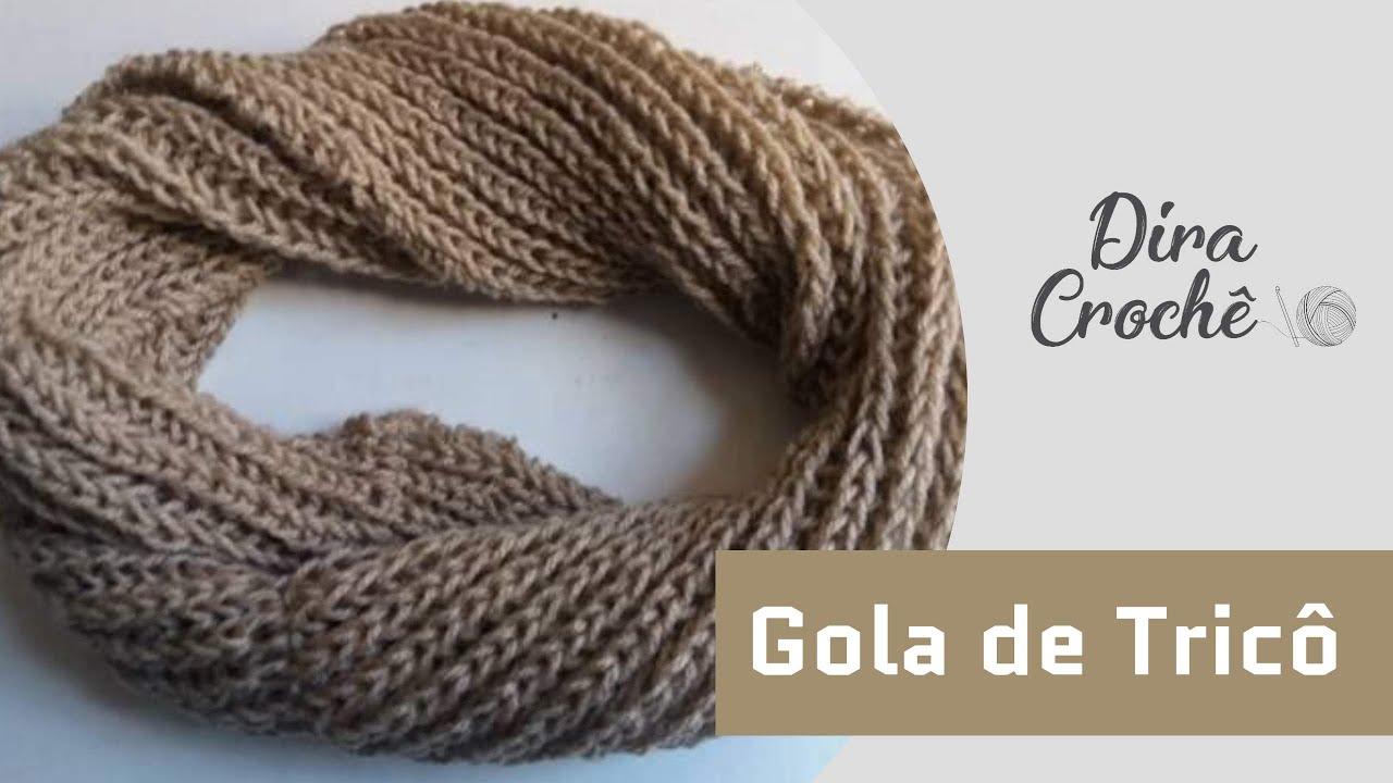 Gola de tricô