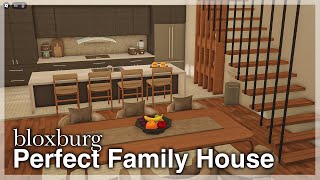 Bloxburg - Perfect Family House Speedbuild (interior full tour) | Roblox Bloxburg - Perfect Family House Speedbuild (interior full tour) | Roblox