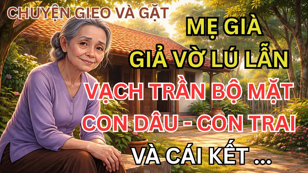 Câu Chuyện Nhân Quả   Mẹ Già Giả Vờ Lú Lẫn, Vạch Trần Bộ Mặt Con Dâu, Con Ruột Và Cái Kết