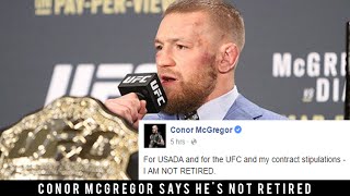 Conor McGregor Says HE'S NOT RETIRED & Is READY FOR UFC 200! UFC Fighters Reactions!