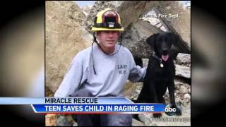 Teenager Rescues a Mother and Her Son From a Burning House