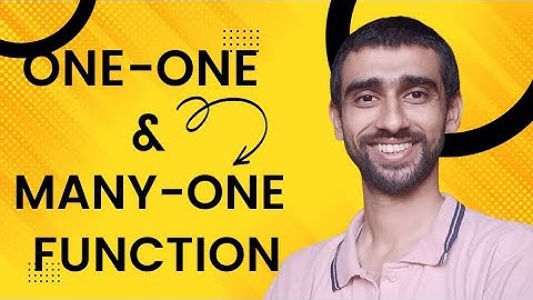 One One & Many One Function | Real Analysis