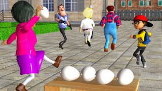 نكتة مضحكة خطيرة مع بيضة معلم مخيف | Scary Teacher 3D !! 🐣🐣 screenshot 1