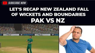 Let's Recap New Zealand Fall Of Wickets And Boundaries | Do SUBSCRIBE Now