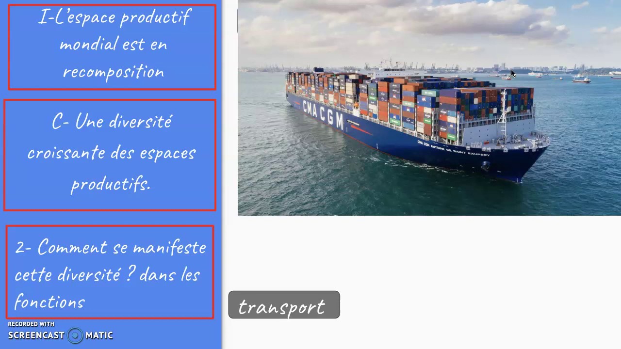 CV 201 Une diversification des espaces et des acteurs de la production ...