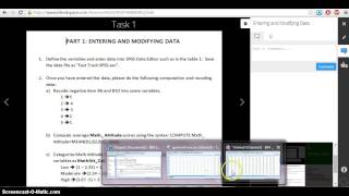 SPSS Part 3 (Recode Data)
