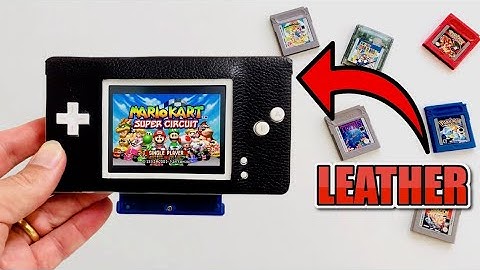 I Made A Leather Single Screen Nintendo DS - Gameboy Macro