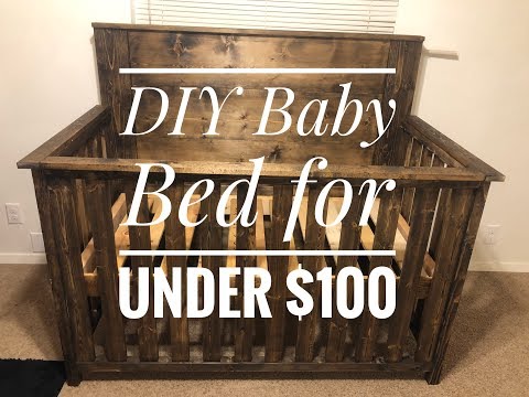 homemade baby crib