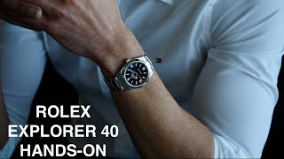 [4K] The All-New 2023 Rolex Explorer 40 Hands-On Review &amp; Wrist Shots | Hafiz J Mehmood