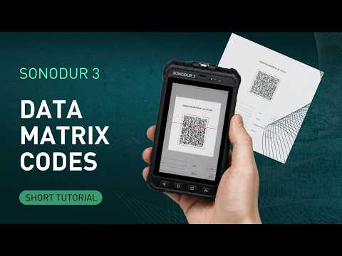 SONODUR 3 - Data Matrix Code