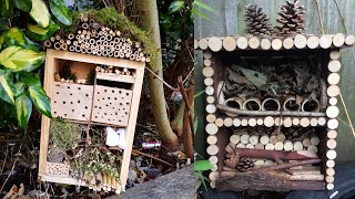 How to Make insect Hotel tutorial and questions and answer session tomorrow (2020 Hanson Box)