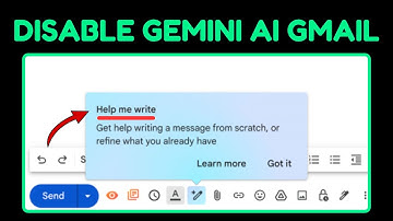 How to Disable "Help Me Write" in Gmail (Disable Gemini Gmail)