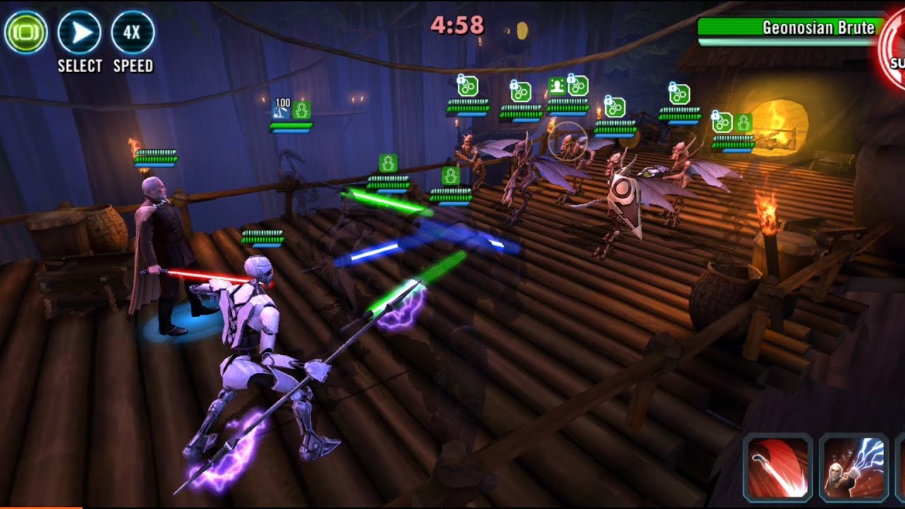 GAC [5v5] GG General Grievous vs GBAGeos Geonosian Brood Alpha