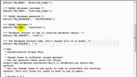 WordPress Manual Install