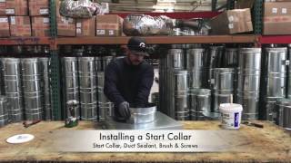 HowTo Install a Start Collar  The Duct Shop