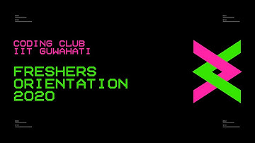 Freshers Orientation 2020