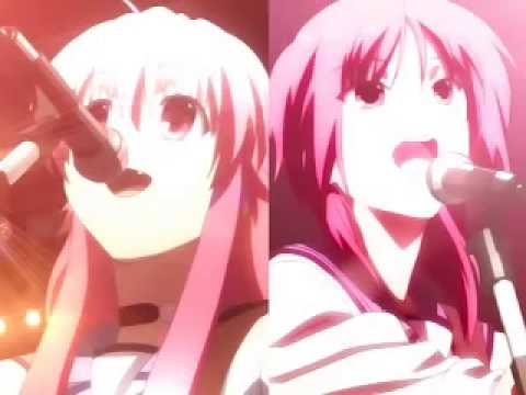 Angel Beats 岩沢 ユイのツインボーカルでcrow Song Girls Dead Monster Youtube