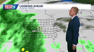 Iowa weather: Staying cool with more rain chances later this week