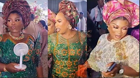 See what Bimbo Thomas, Regina Chukwu, Dayo Amusa,s Omo Butty did at Sikiratu Sindodo's mom's burial