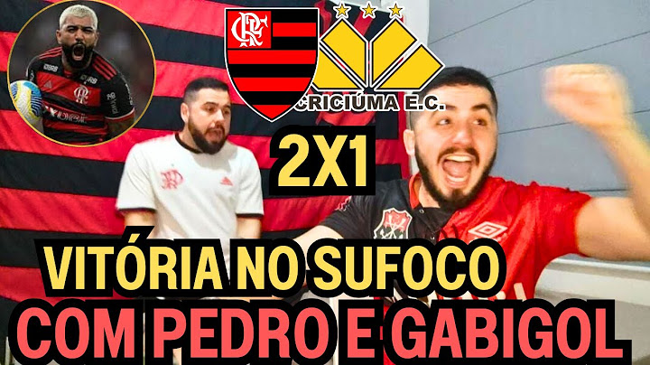 REACT MELHORES MOMENTOS FLAMENGO 2X1 CRICIÚMA - COM DIFICULDADES VENCEMOS DE VIRADA