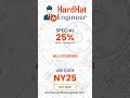 New Year Offer HardHat Engineer - All Courses 25% Off