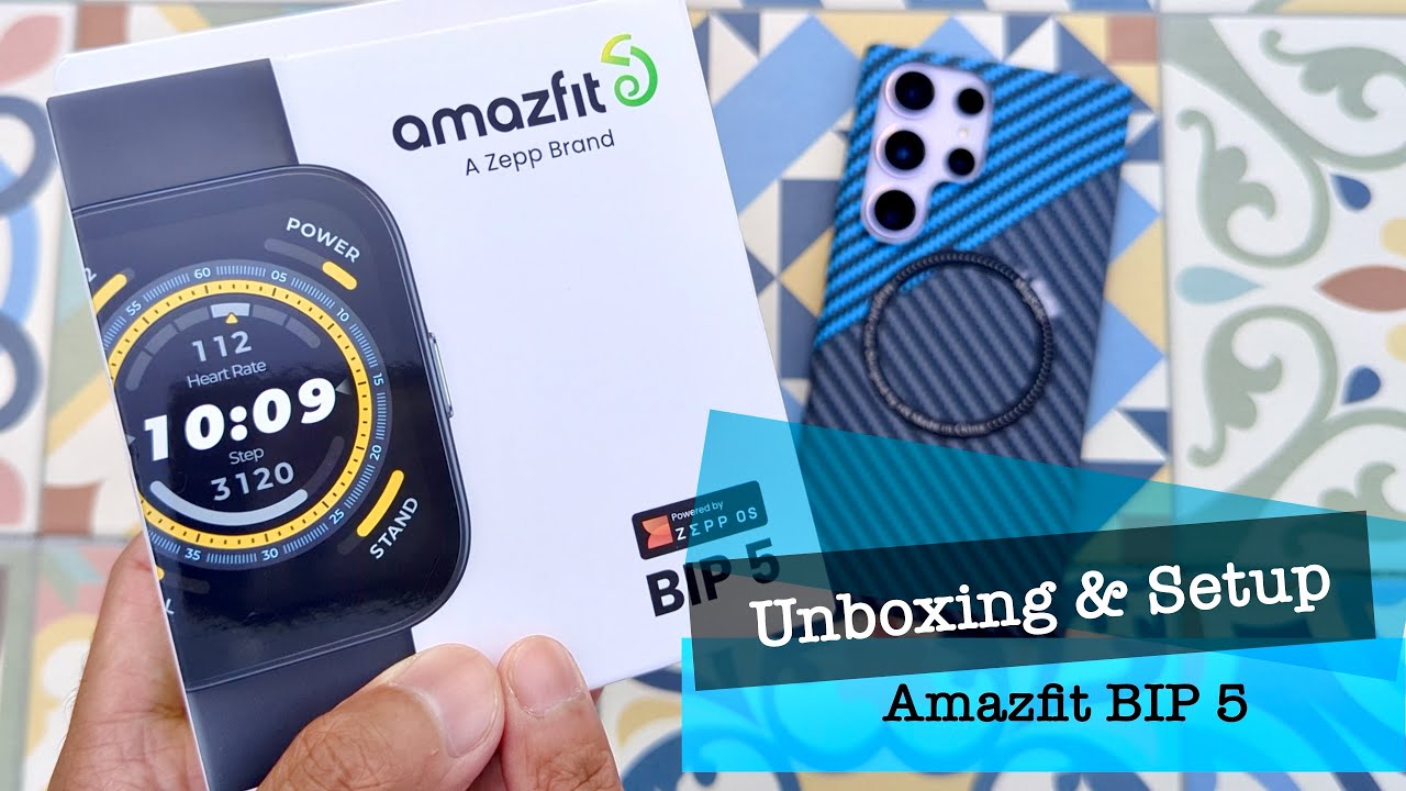 Amazfit Bip 5 - Unboxing and Setup 