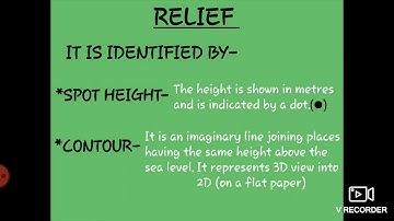 REPRESENTATION OF GEOGRAPHICAL FEATURES (LESSON-1) CLASS-8.