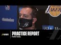 Frank Vogel speaks to how the Lakers have dealt with adversity throughout the year | Lakers Practice