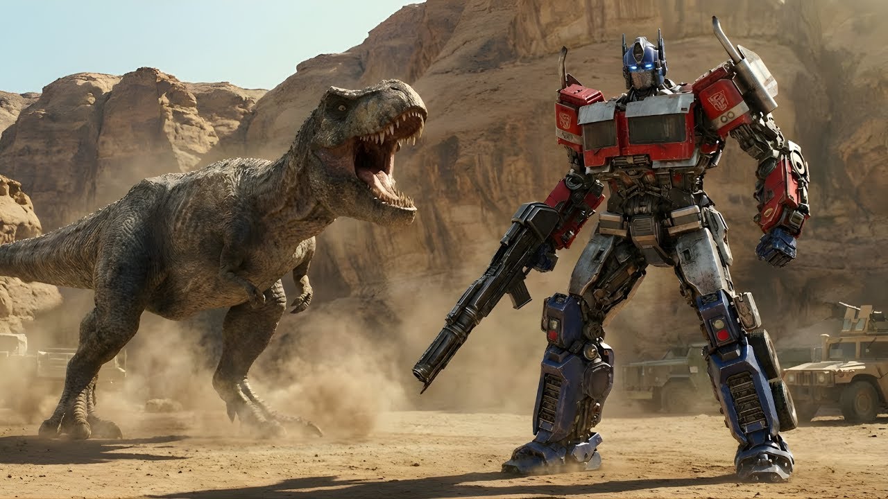 Optimus Prime vs. T-Rex: WHO WINS? (Battle Simulation)