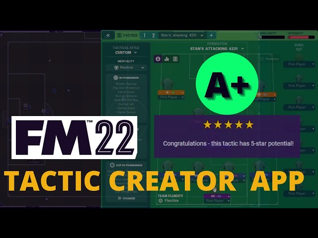 FM22, Create your PERFECT Tactic with this Web App