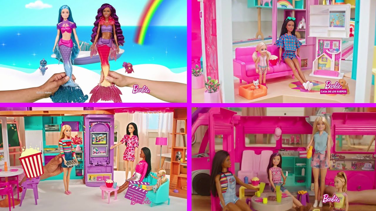 Boneca Barbie Sereia Mermaid Power Malibu Roxo - Mattel - Casa Joka