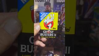 Ghostbusters II 8 cards 1 sticker 1 bubblegum pack opening #ghostbusters #openingpacks #nerdstuff