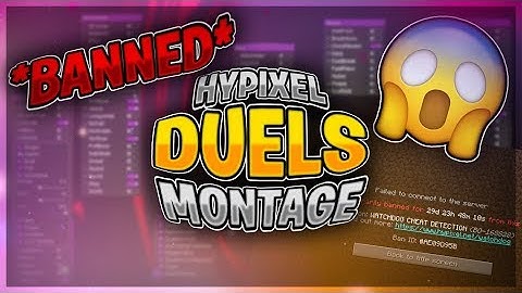 HYPIXEL UHC DUELS MONTAGE ! WATCHDOGGED TWICE *BANNED*