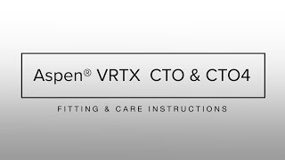 VRTX CTO & CTO4 Application and Care Instructions