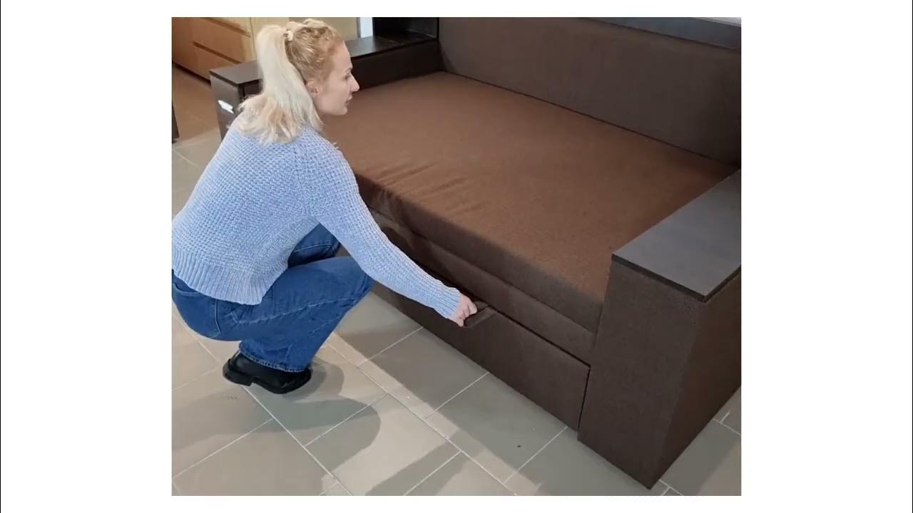 Диван Малібу - 4 тм ВудЛайн, спальне місце 1600мм - YouTube