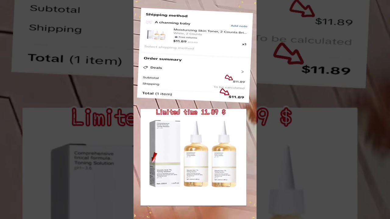 Brightening Face Toner with Glycolic Acid – Hydrating & Revitalizing Skin Care for All |