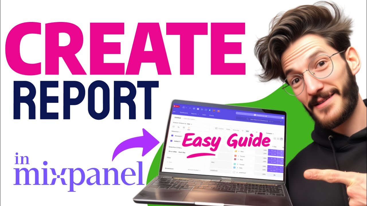 How to CREATE a REPORT in Mixpanel (Step by Step) - YouTube