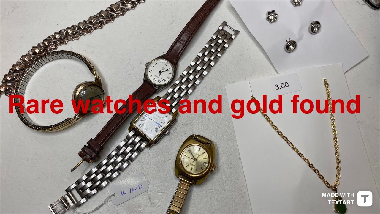 Thrift Store Finds Rare Watches And Gold YouTube Thrift Store Finds Rare Watches And Gold YouTube