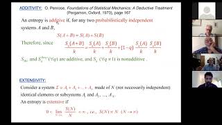 Constantino Tsallis - Statistical Mechanics at the Edge of Chaos