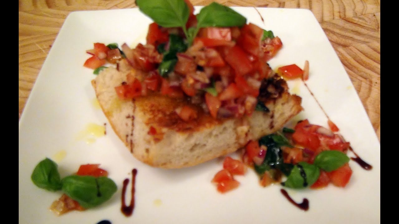 How to Make Bruschetta - YouTube