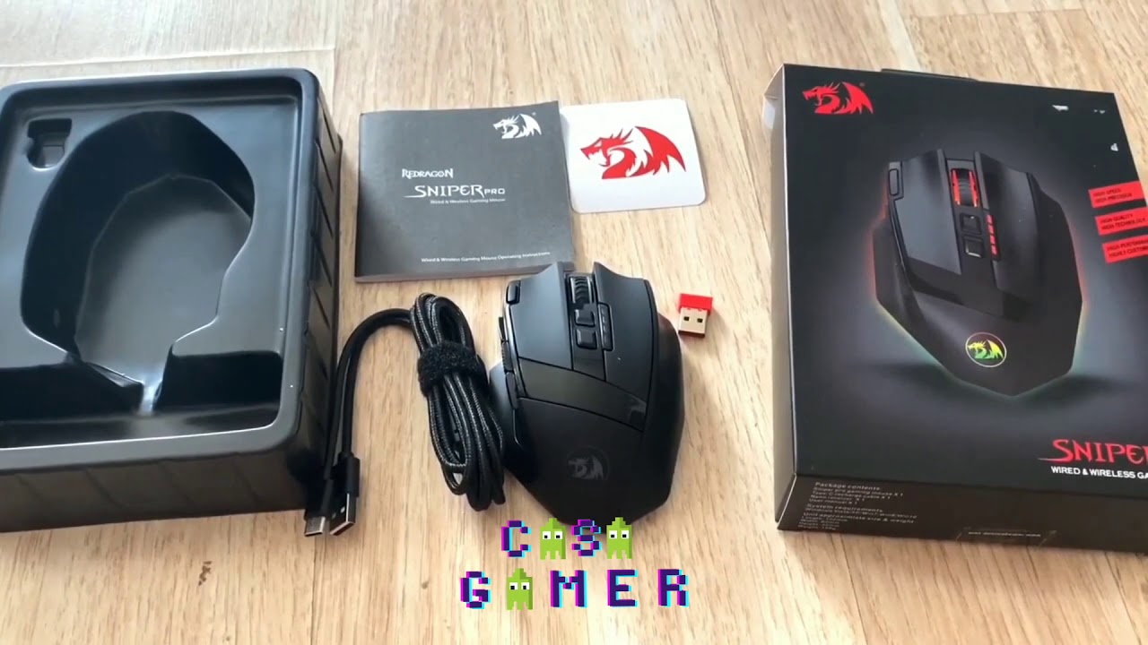 Mouse Gamer - Redragon Sniper Pro M801P RGB