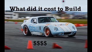 How Much did it really Cost Cobra Daytona Build, Video 234