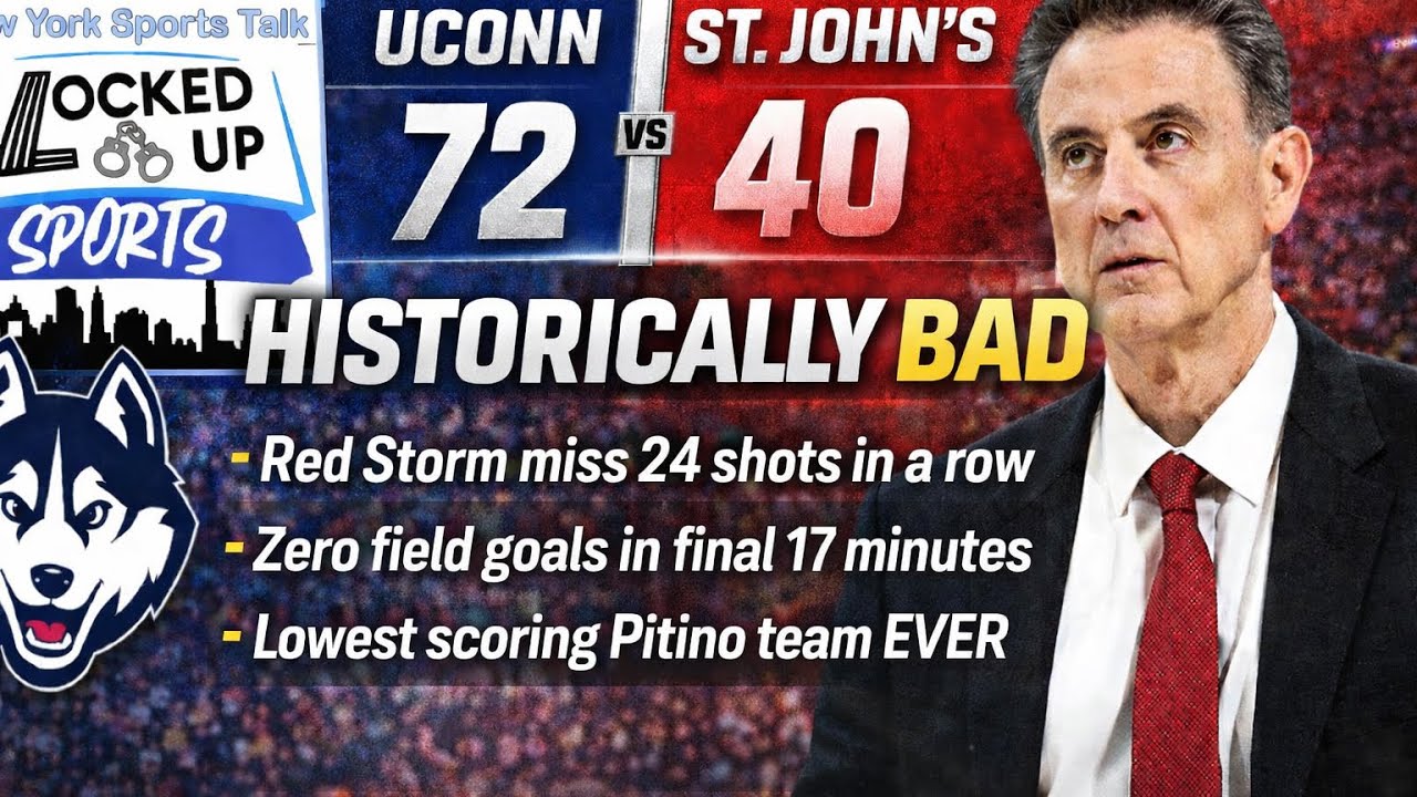 BIG EAST BLOWOUT: UConn HUMILIATES St. John’s 72–40 |