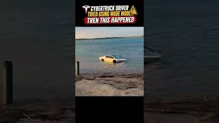 Cybertruck Driver Tried Using Wade Mode… Then This Happened