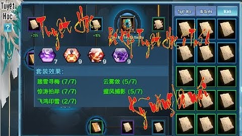 [ VLTK Mobile ] Bí Kíp Tuyệt Học - Ô Tuyệt Học mới & thêm hai kỹ năng bộ tuyệt học