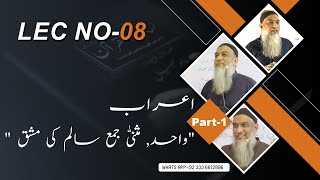 08-Lecture (Lisan-ul-Quran-2022) By Amir Sohail اعراب واحد, مثنّٰی جمع سالم کی مشق