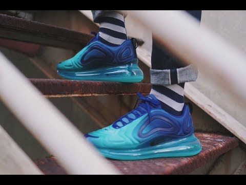 air max 720 sea forest on feet