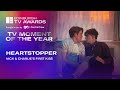 Heartstopper - Nick &amp; Charlie&#39;s First Kiss | TV Moment of the Year | Edinburgh TV Awards 2022