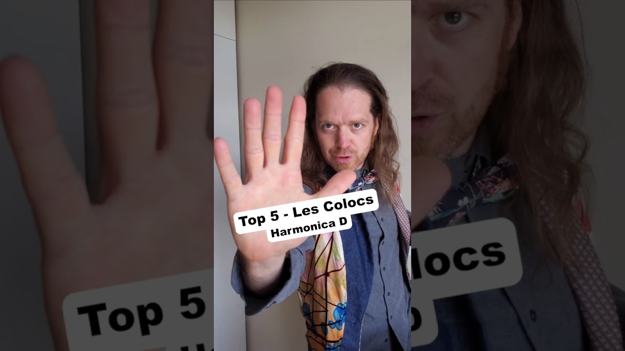 Top 5 - Les Colocs - Harmonica D  #harmonica