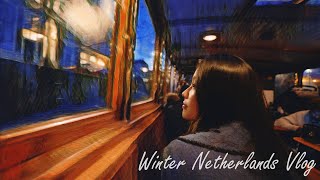 Travel vlog - Amsterdam & The Hague Cosy Vlog | Museums, Evening Canal Cruise, and Restaurants